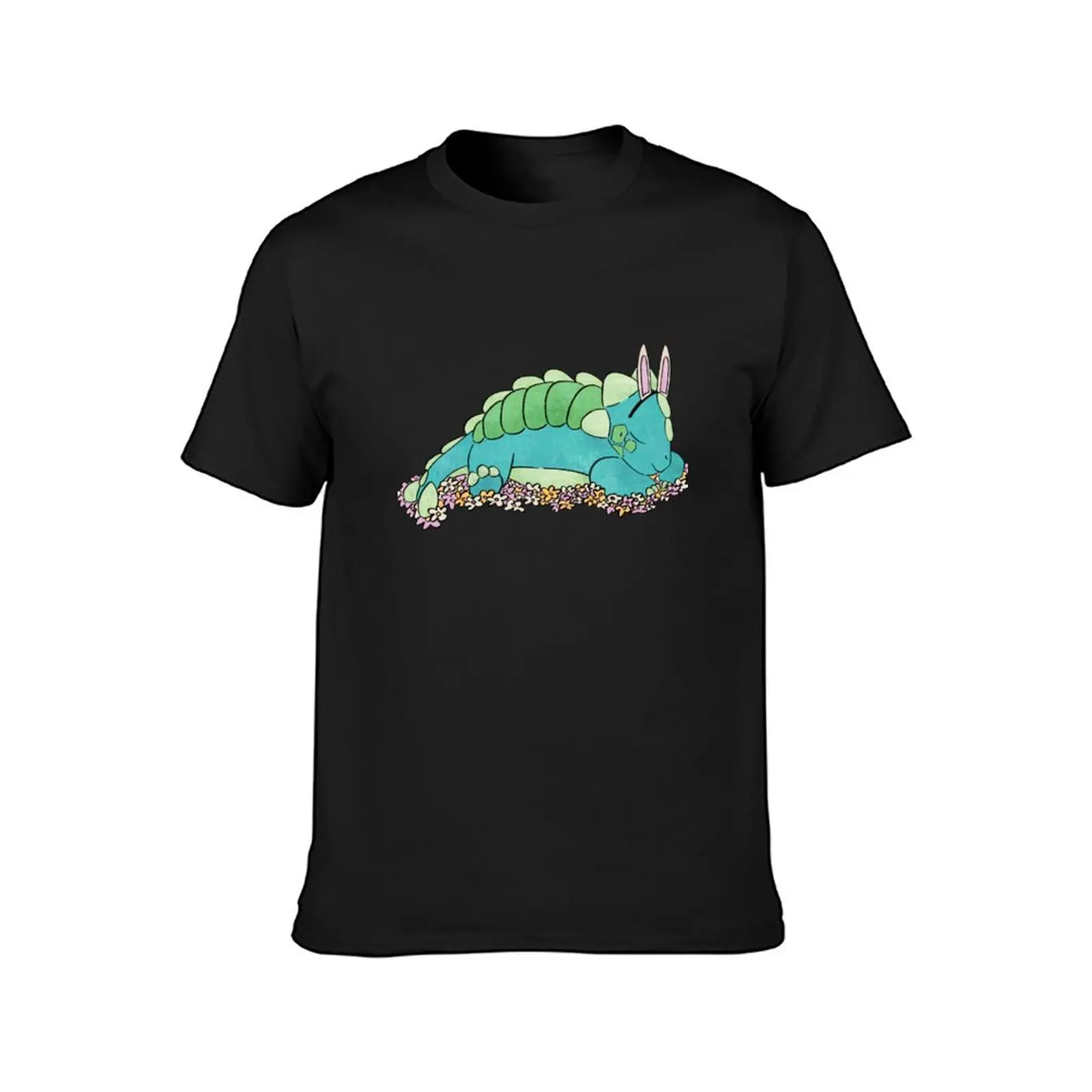 Happy Ankylosaurus Cute Dinosaur T-Shirt quick drying vintage clothes sublime tshirts for men