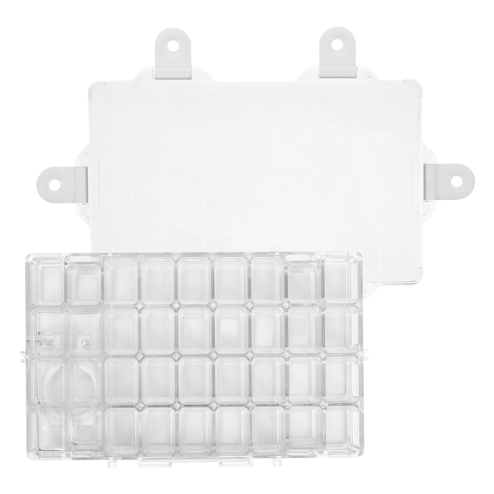 

36 Grid Watercolor Palette Empty Paint Box Lightweight Color Mixing Tray for Oil Acrylic Gouache Outdoor Home Art Use