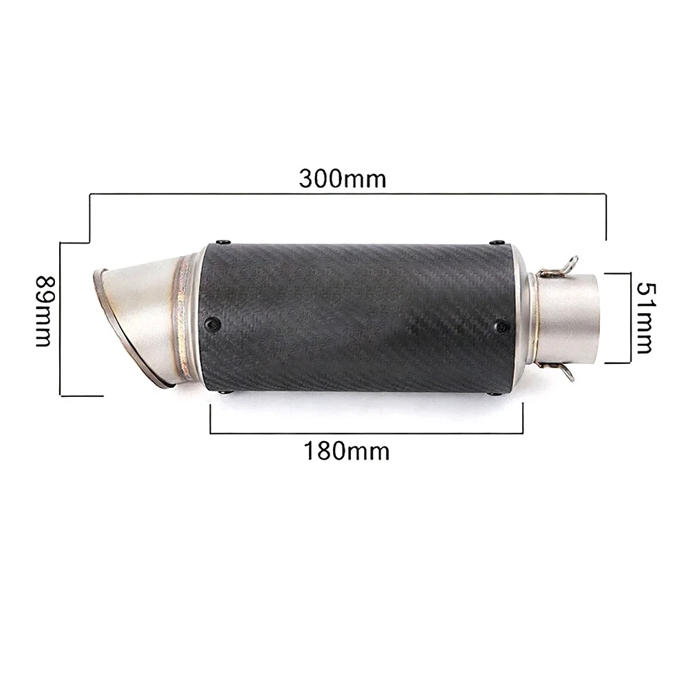 Für Yamaha YZF R7 XSR700 MT-07 2021-2024 Komplettes Auspuffsystem 51mm Schalldämpfer Carbon-Auspuffrohre Auspuffanlagen – Detail 3