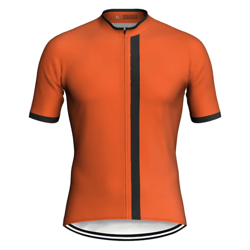 

Pro Team Cycling Jersey MTB Bike Short Orange Jacket Breathable Tops Bicycle Wear Outdoor Mountain Road Summer Sport Clothes