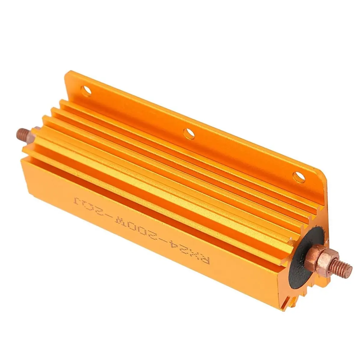 200W 2Ohm 2R High Power Resistor Aluminum with Hole, Industrial Electronics Board for Power Supply, Elevator Stage Audio