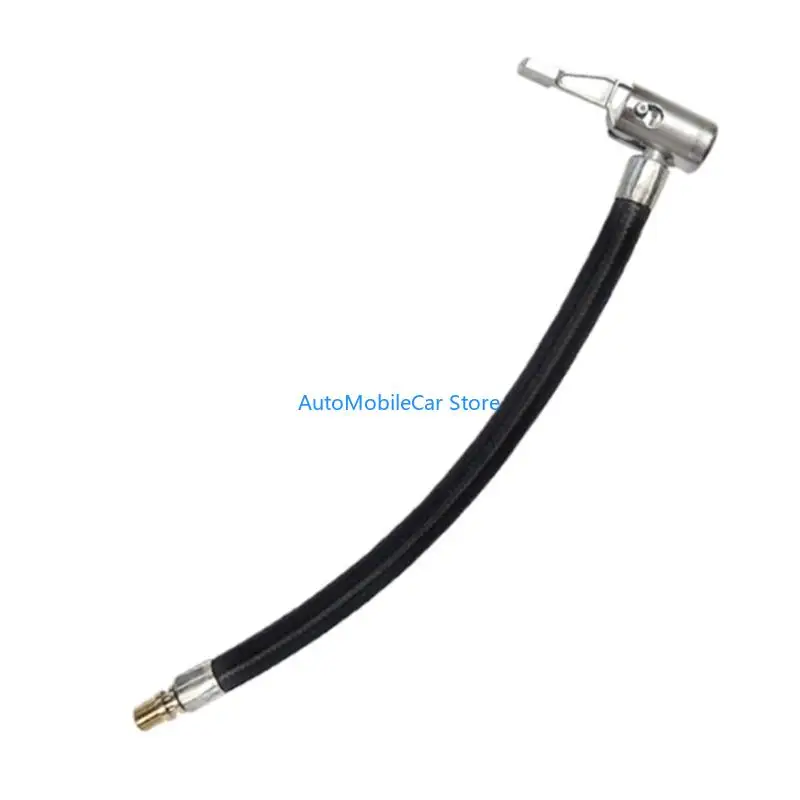 G8TE Air Tyre Inflator Hose Pressure Auto Rustproof Pump Gauges Hose ConnectorTube