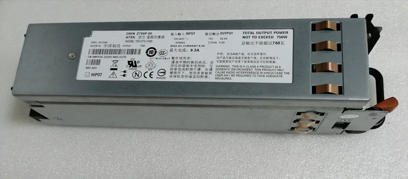 

0NY526 NY526 PE2950 server 750W Power supply Z750P-00 N750P-S0 7001072-Y000