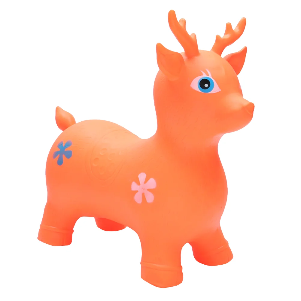 Brinquedo inflável do animal do pvc, Música criativa e engraçada jogando brinquedos, interior e exterior jogando decoração prop, cor aleatória, 1pc