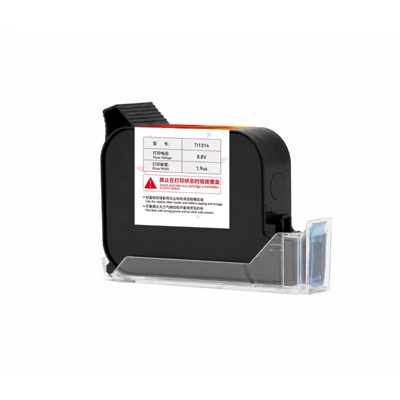 Fast‑Dry TIJ Ink Cartridge, Anti‑Clogging Ink Cartridge For Handheld Thermal Inkjet Coding Printer
