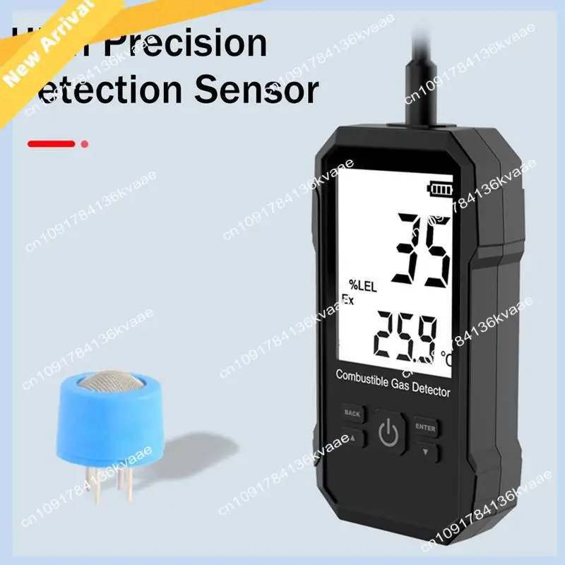 M01K Analysator Methan Brennbare Natürliche Tester Gas Leck Sensor Sound Doppel Alarm LCD Alkohol Gas Leck Sensor