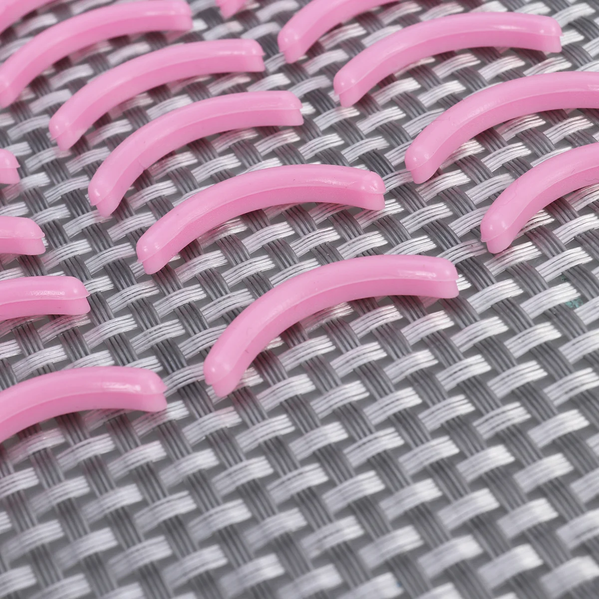 16-delige zwarte siliconenrubber navulpads voor wimperkruller Set Reizen Gebogen ontwerp Comfortabele dikke wimpers