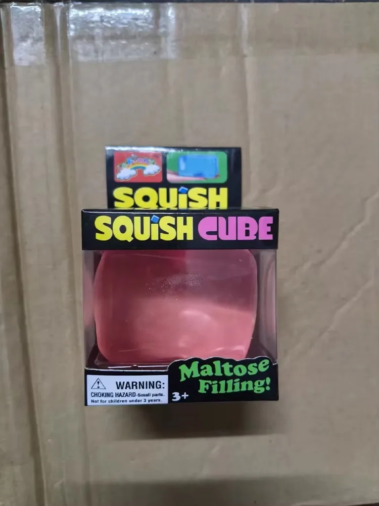 Needoh Nice Berg Giant Cube Sensory Toys Transparent Maltose Filler Hand Squeeze Soft Slow Rebound Vent Stress Reliever Desk Toy