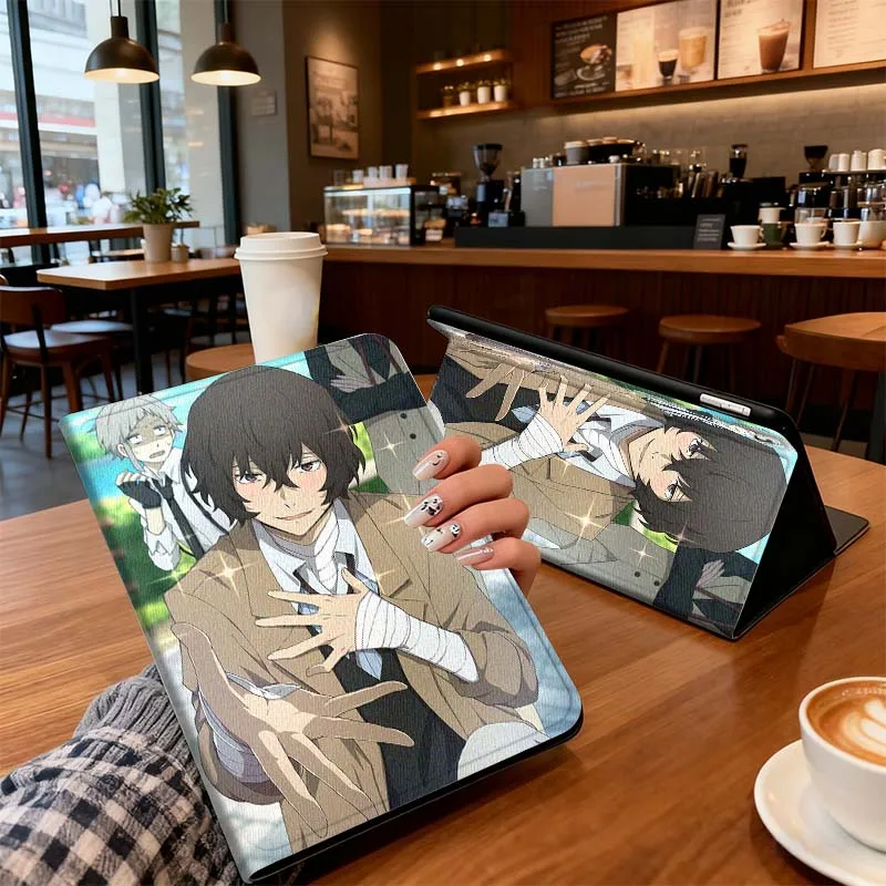 Anime B-Bungo Stray Dogs For Xiaomi Redmi Mi Pad 8 7 6 5 4 2 SE K Pro Max Ultra Inch Tablet Case Soft