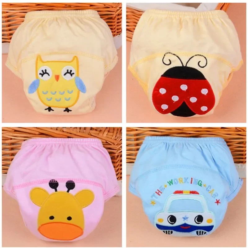 

10pcs/Lot Baby Training Pants Child Cloth Study Pants Reusable Diapers Nappy Cover/Washable Diapers Suit 12--15kg