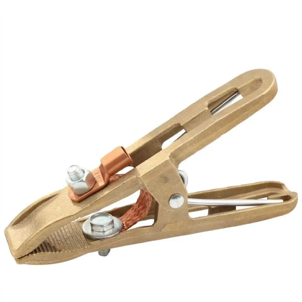 Copper Welding Ground Connector A Shape For Arc Welder 300A 500A 800A High Performance Metal Workpiece Holding Clamp Tool