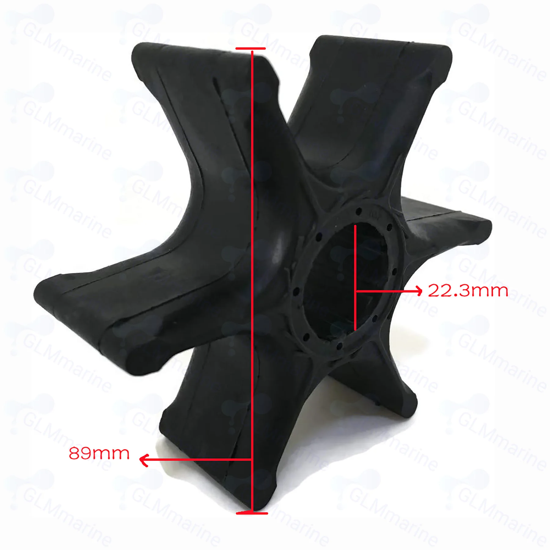 6E5-44352 Fits YAMAHA 2/4 Stroke Outboard Water Pump Impeller 115HP 150HP 200HP 225HP OEM 6E5-44352-01 6E5-44352-01-00 500371
