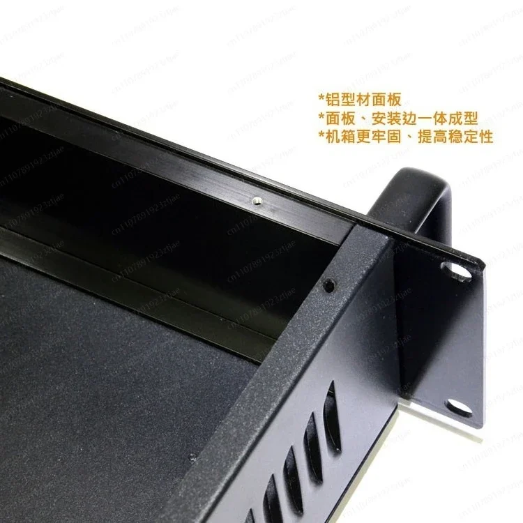 black 19 inch 2U project DIY chassis data switch box Chassis power communication server chassis 425*88*250 mm