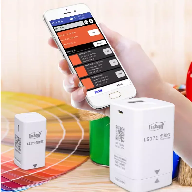 Colorimeter  Coating Colorimeter Color Checker LS171 D65 Light Source Bluetooth Mobile APP Portable Digital Ceramic