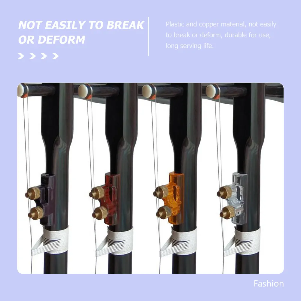 

Erhu Tuner Replacement Accessory Parts Multifunction Musical Instruments Accessories Clip Brown Adjustment Tool Fine