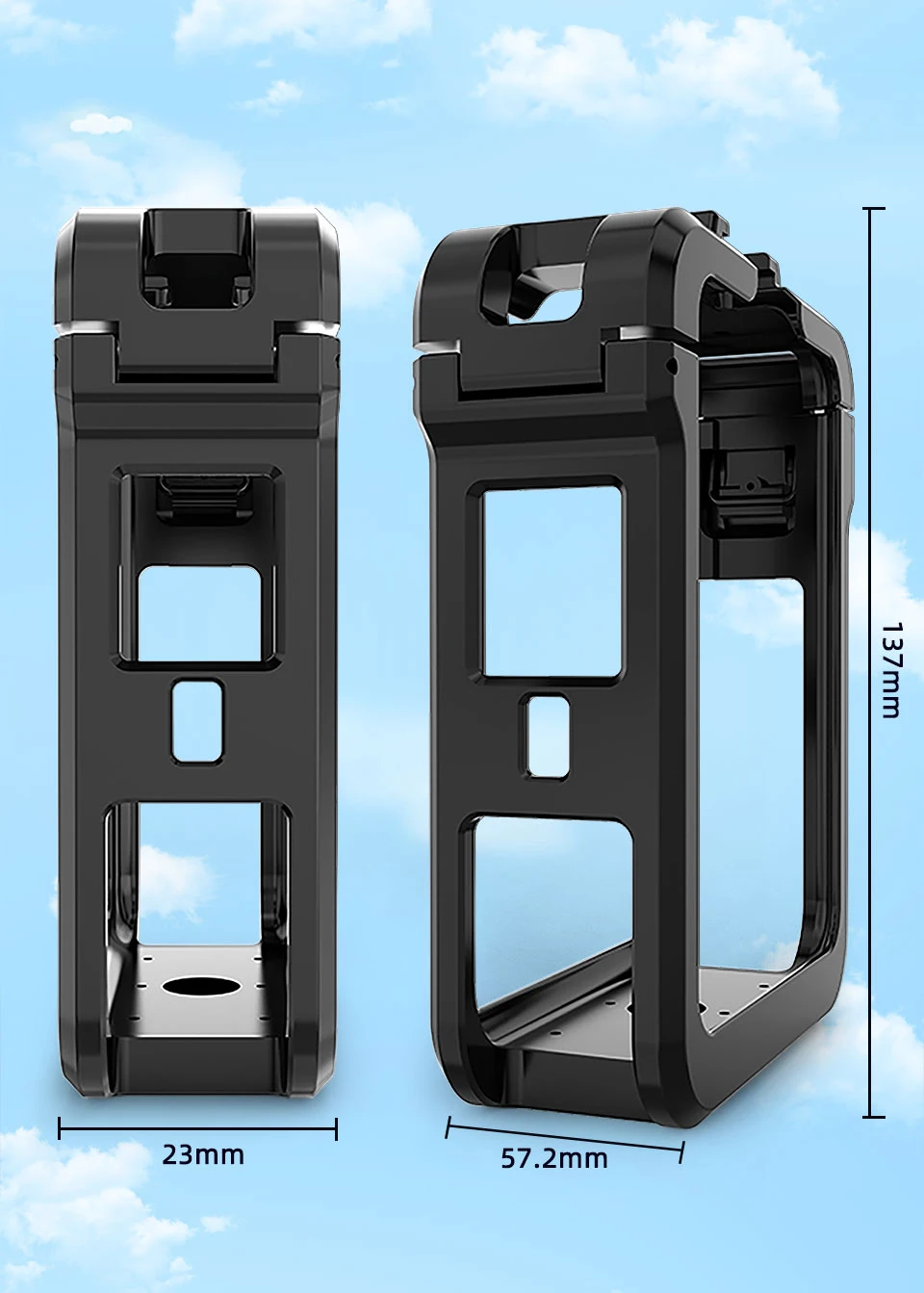 Für DJI OSMO 360 Kamera Zubehör Schutzhülle Rahmen Standard Gehäuse Hard Shell Protector Verbinden Magnet Für Dji OSMO 360 – Detail 1