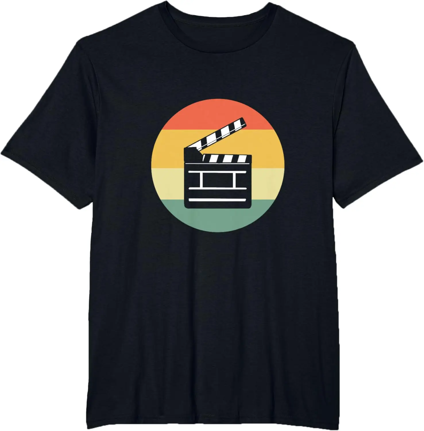 

The Movie Starts Shooting Graphic Printing Summer Luxury Brand Pure Cotton Men's and Women's T-shirts Short Sleeves Street