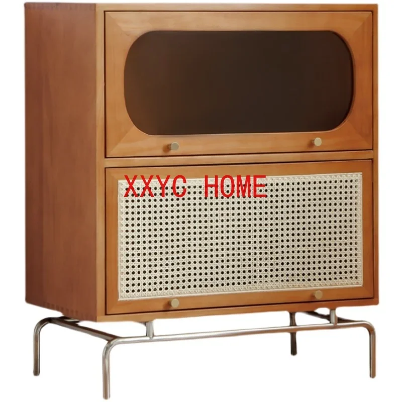 

Шкаф из ротанга для хранения в гостиной, простой современный вход, шкаф для небольшой квартиры