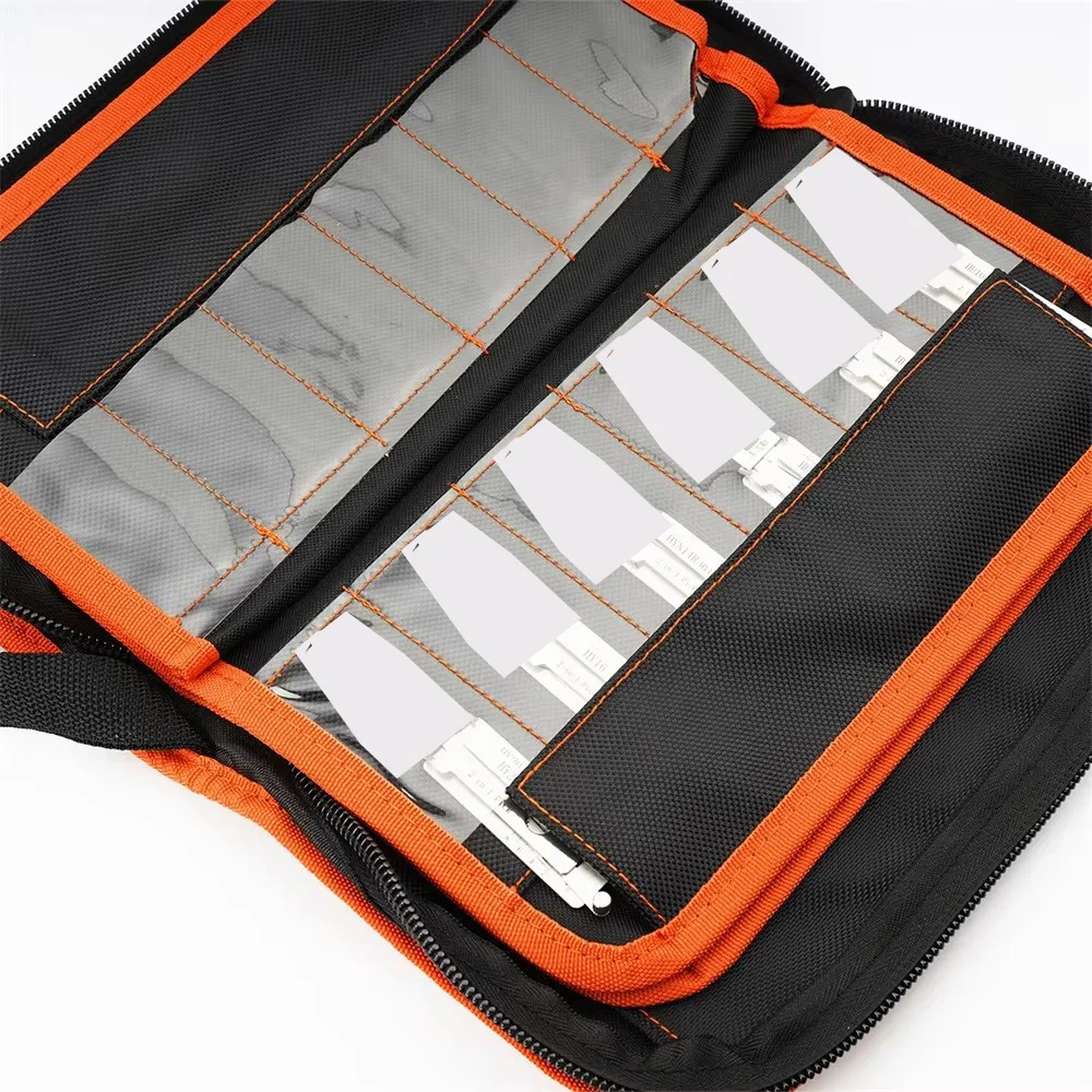 50PCS Lishi 2 in 1 Tool Bag Portable Durable Storage Package Locksmith Tools BAG For Lishi Tools and KD/VVDI Car Key Blade