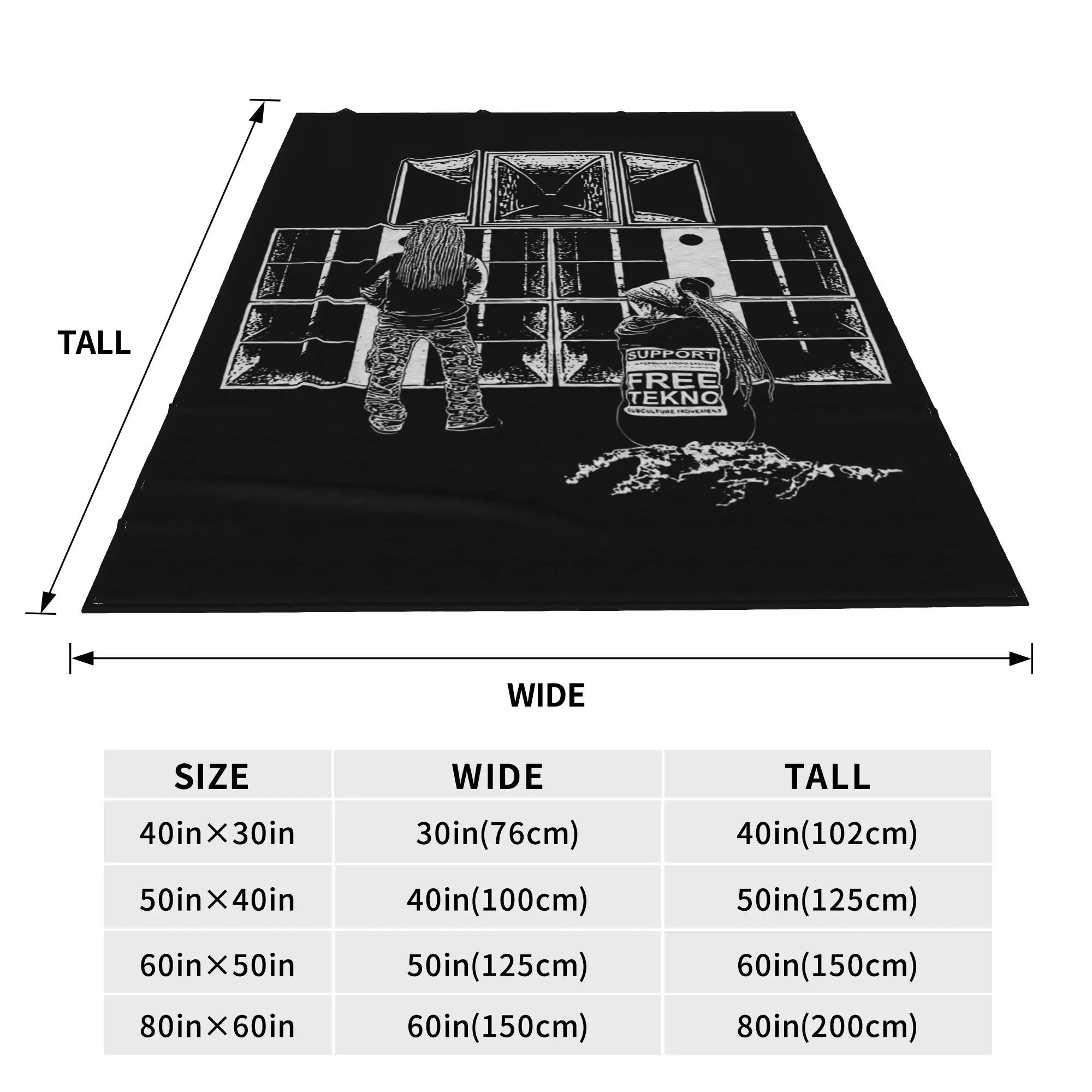 23FA121 - Tekno 23 m Blankets Multi-function Fleece Sofa Throw Blanket for Home Bedroom Outdoor Throws Bedspread Quilt