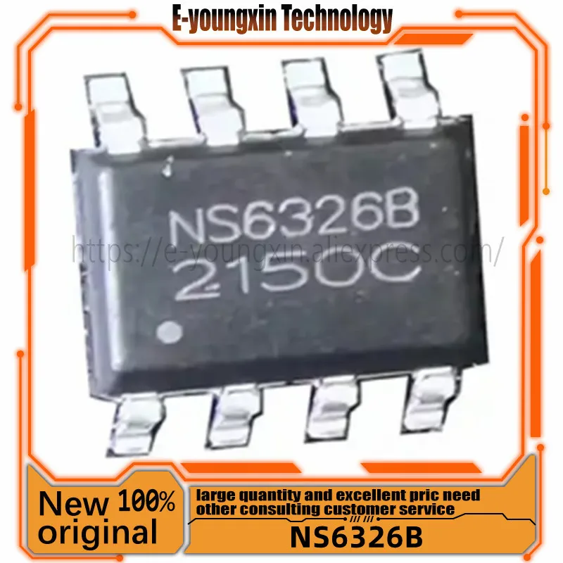 New original 5pcs NS6326 NS6326B synchronous buck DC - DC 5 v3a car-mounted charger control chip