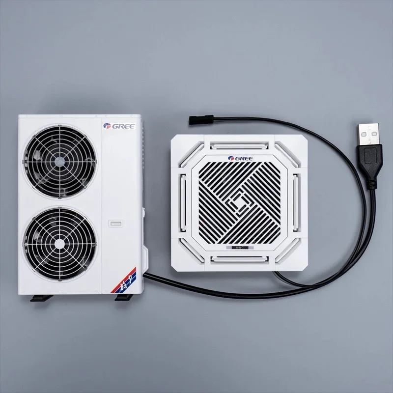 Mini Air Conditioning Conditioner Micro Toys Model For 1:10 1:14 Miniature Model Scene For RC Truck 770S Man TGX Lesu Accessory