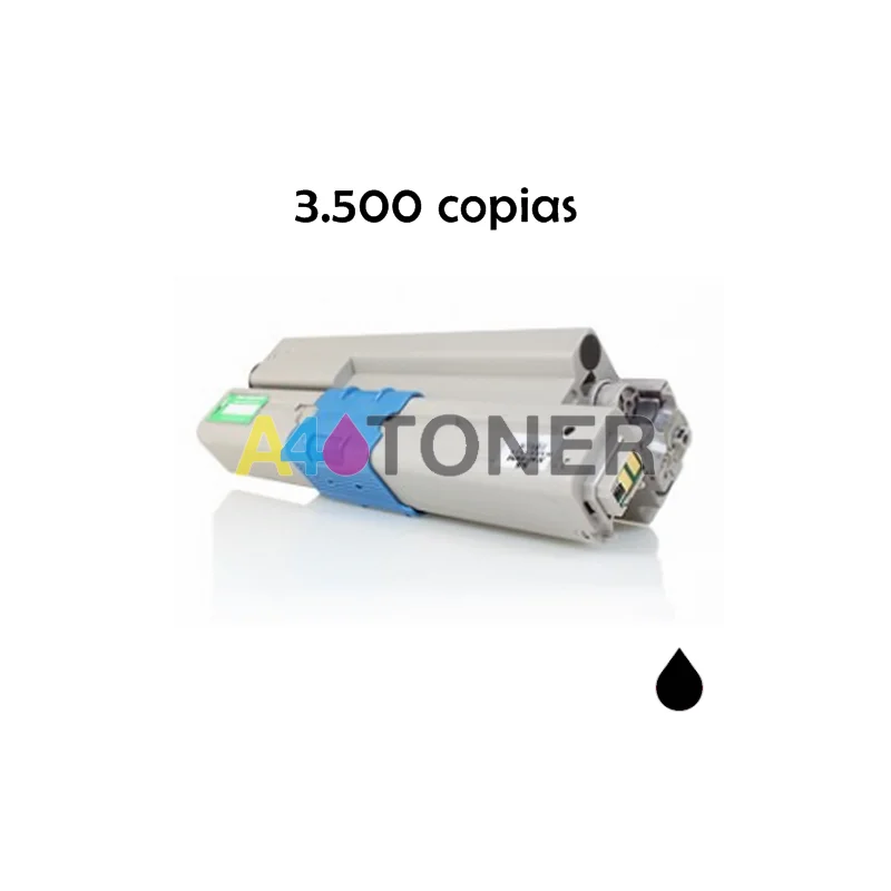 Toner OKI C510 black alternative, compatible to original toner OKI 44469803 A4toner.com