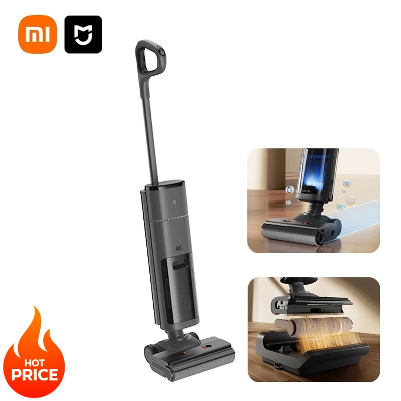 

Беспроводной пылесос XIAOMI MIJIA 3 Pro, стерилизация горячей воды, автоматическая очистка, сушка горячим воздухом, защита от запутывания D302