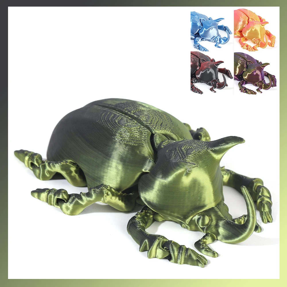 3D Printed Toys Figures Insects Multi-joint Model Ornament Realistic Animal Decorations Relieving Desktop Novelty Toy Kids Gifts