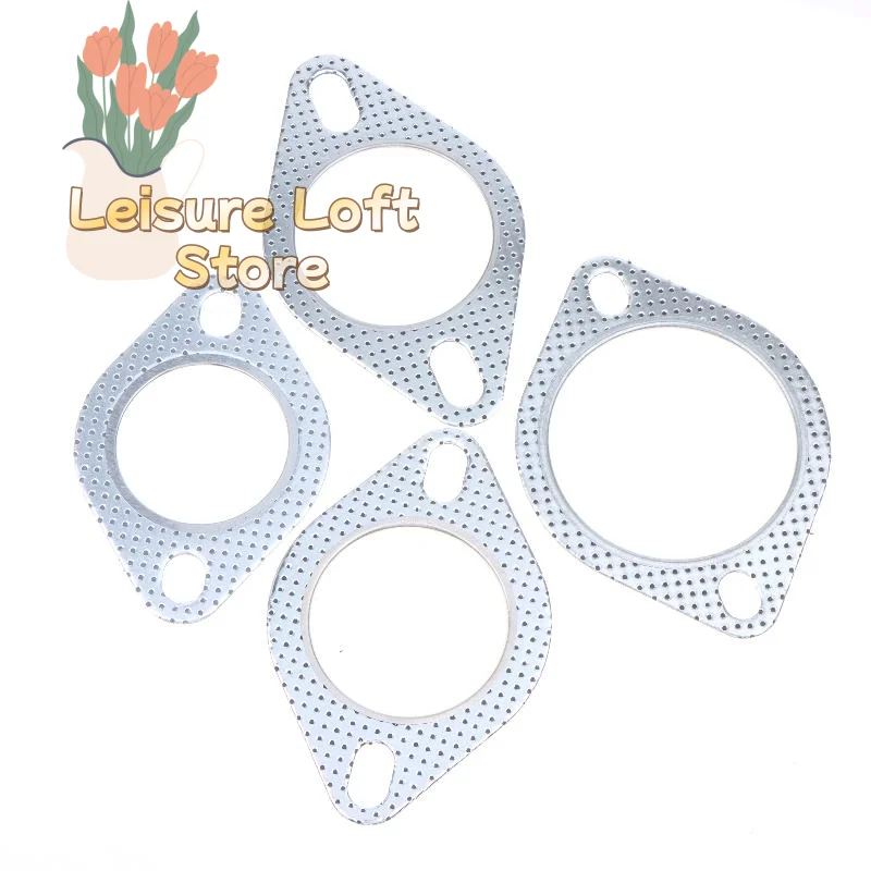 Car Exhaust Gasket Flange 51/55/60/63/70/76MM Downpipe Installation for Improved Sealing