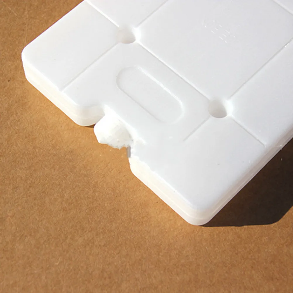 2Pcs Ice Crystal Box Heavy-Duty Reusable Ice Packs for Food Preservation Vegetable Fruit Transport Lightweight Portable Cooler