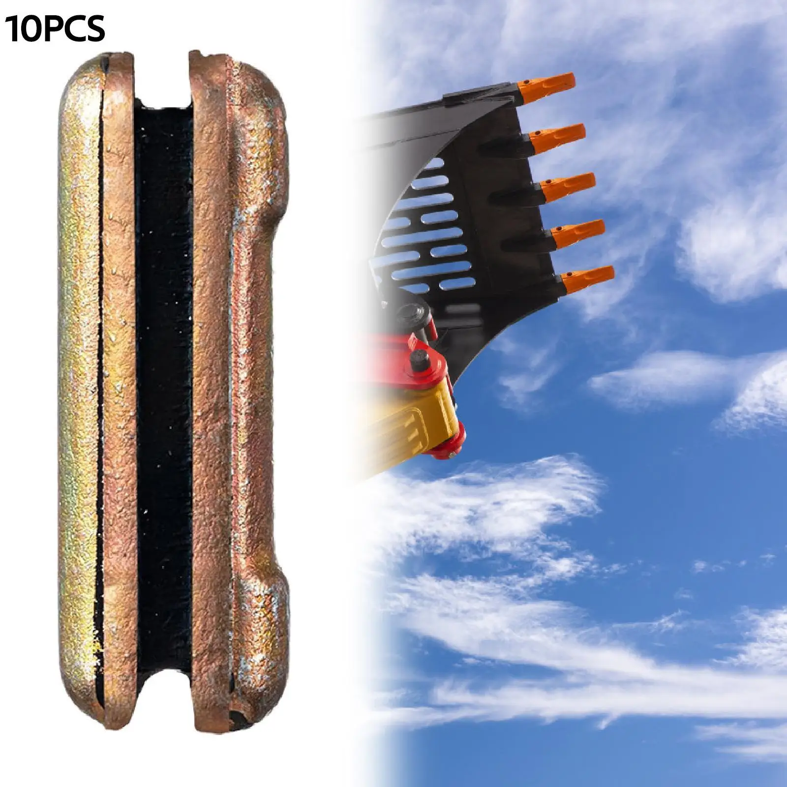 

10 шт., сменные штифты с желтыми гибкими зубьями ковша для 23 230 зубов ведра T23P