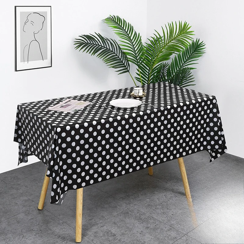 1/3 Stück Einweg-Tischdecke mit Punktmuster, Tischdecke für Geburtstagsfeier, Picknick im Freien, Schreibtischdecke