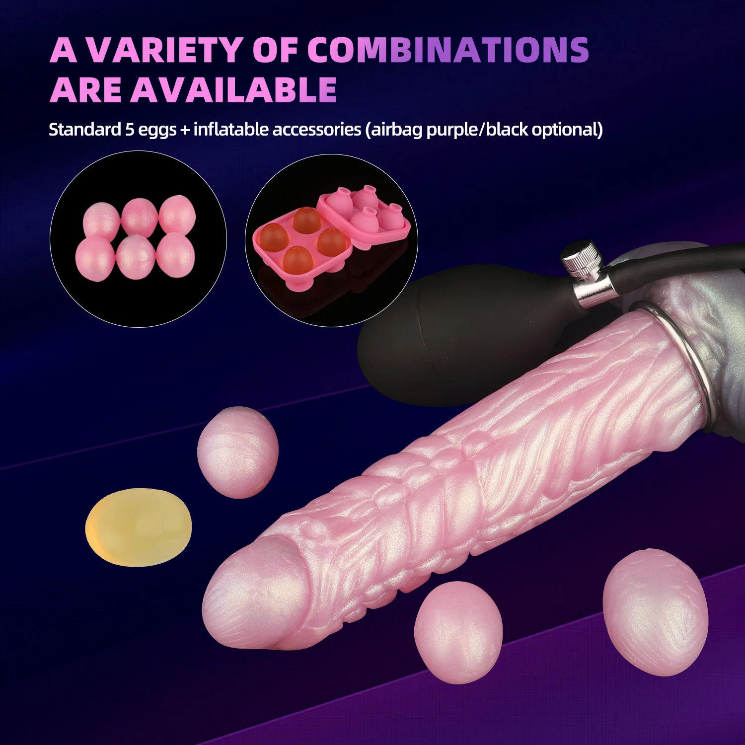 Aufblasbarer Analplug Aus Silikon Für Vaginale Stimulation_voghion.com