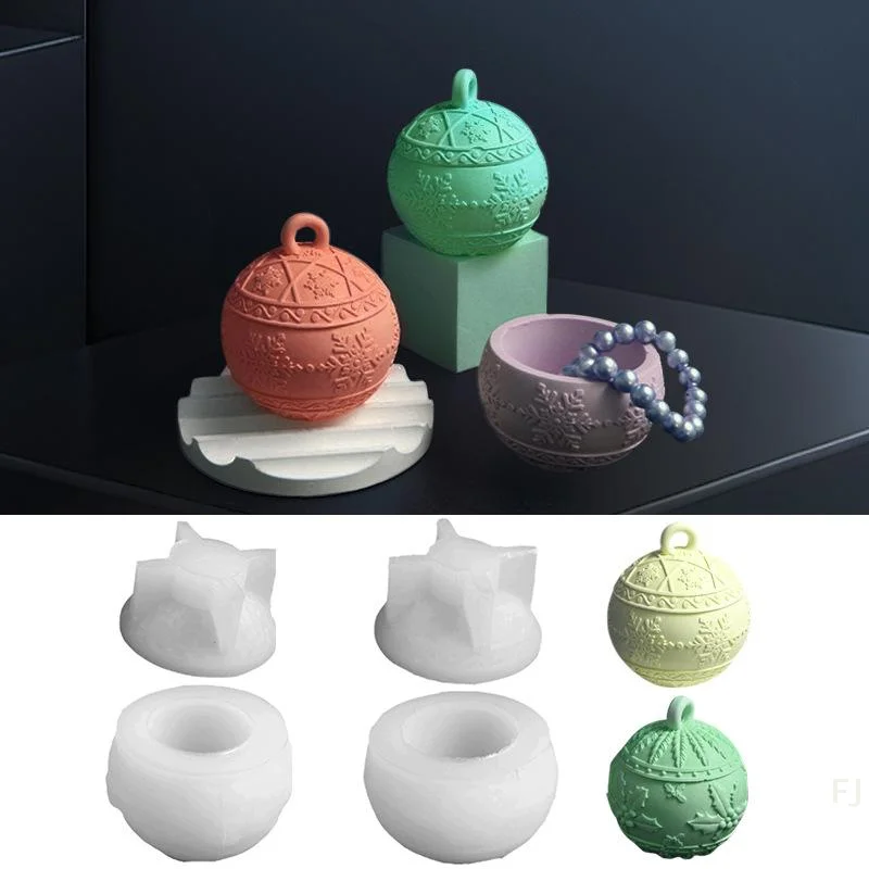 

[YU] Рождественский шар, банка, силиконовая форма с крышками, сделай сам, ручная работа, бетонные рельефные снега, ягоды, ароматические свечи, формы для сосудов, рождественский декор