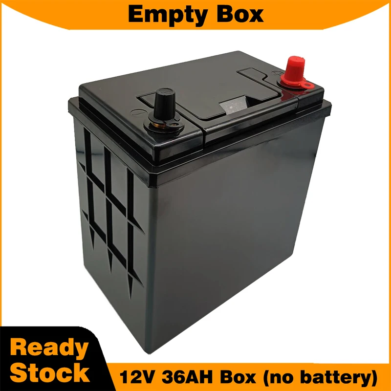 12V 36AH Empty Battery Box with Handle L/R Type for Car Starter Battery LiFePO4 Battery Pack Empty Battery Case Without Battery