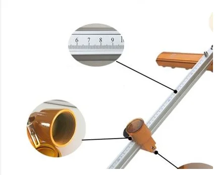 Couteau à pousser le verre épais et audacieux de type T, outil professionnel à rouleau de précision pour couper les carreaux de verre T-XING