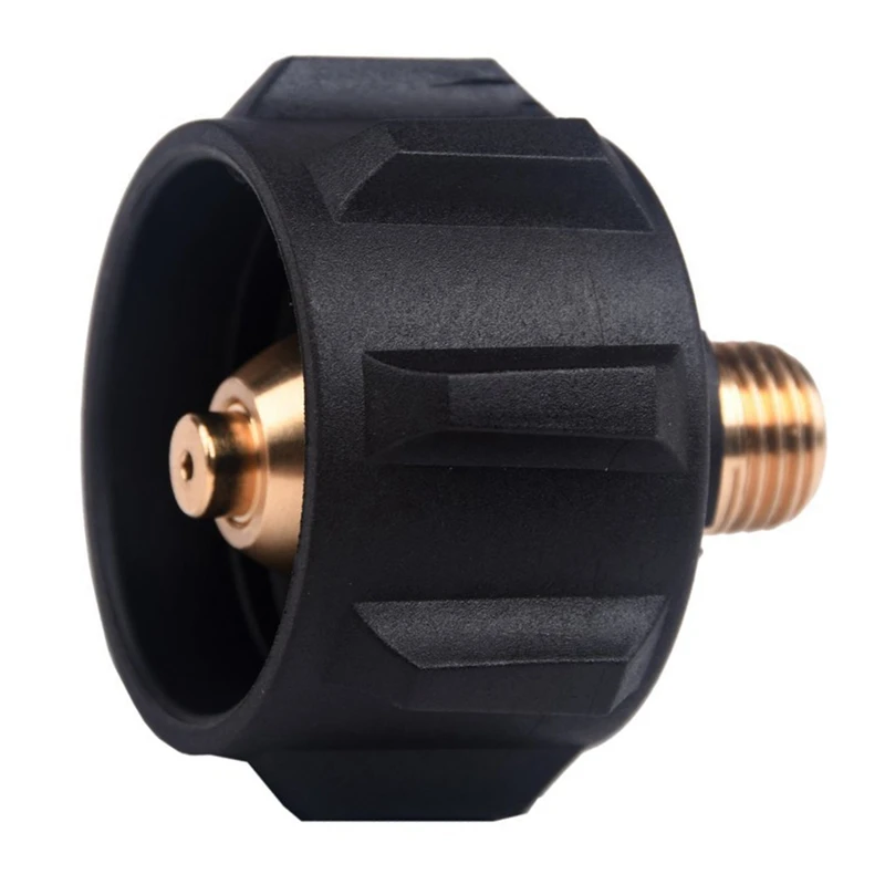 Gas Regulator Valve Fitting Adapter QCC1 Propane Adapter With Nut And 1/4 Inch Male Pipe Thread