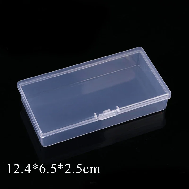 Plastic Box Transparent Jewelry Organizer Sample Box Small Tool Storage Box Nail Enhancement Tool Box Mobile Phone Repair Case