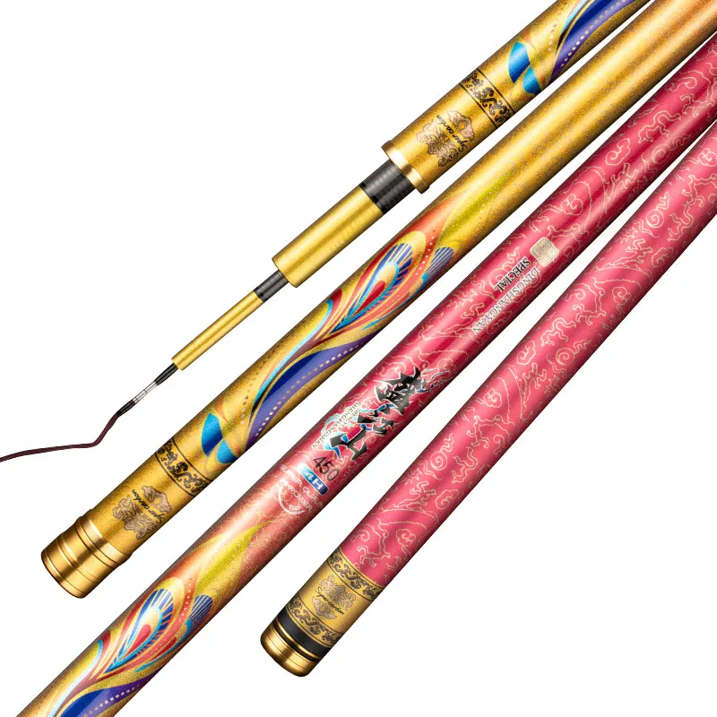 New High Strength Carbon Positive 28 Tone Long Section Platform Fishing Rod for Leisure Wild Fishing