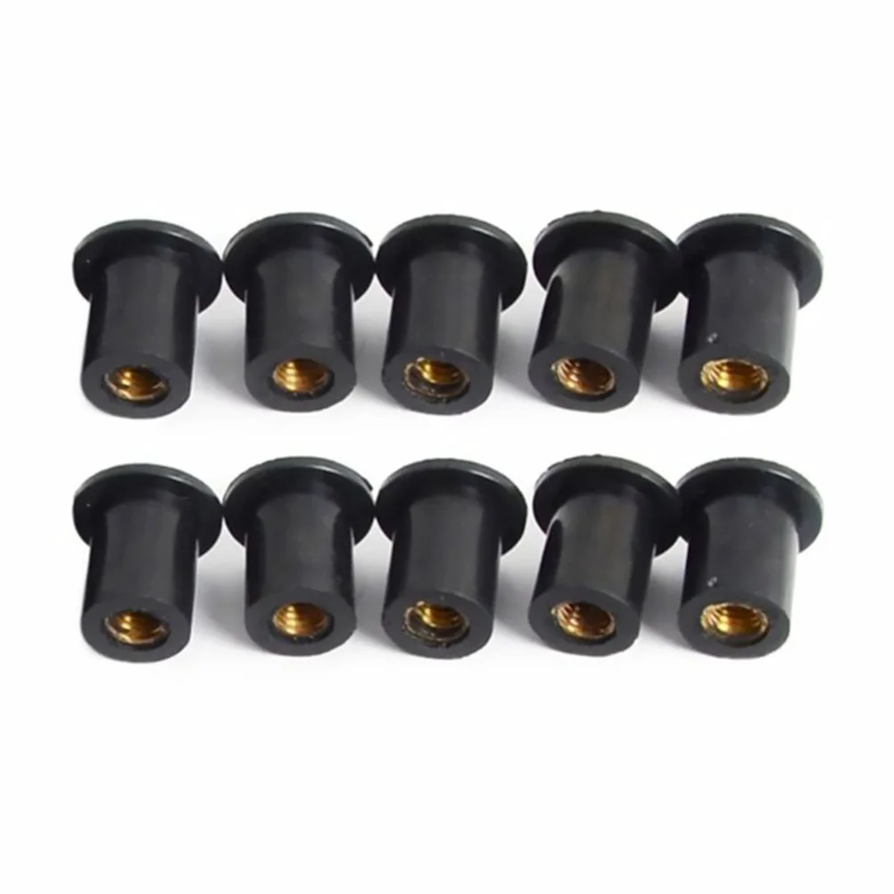 20 Pcs Component Nut Rubber Sleeve Tailgate and Barn Door Standoff Holder Fresh