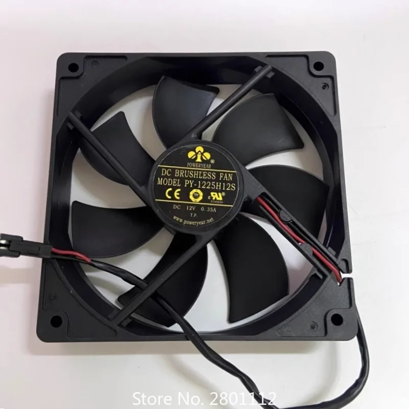 

Новый вентилятор-кулер для POWERYEAR PY-1225H12S 12 В 0,35 А 12 см 12025 охлаждающий вентилятор для ледяного корпуса 120*120*25 мм
