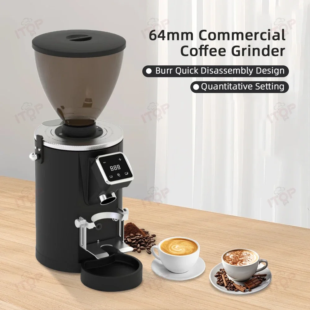 YYHC-New wholesale coffee bean grinder commercial electric coffee 64mm with scale