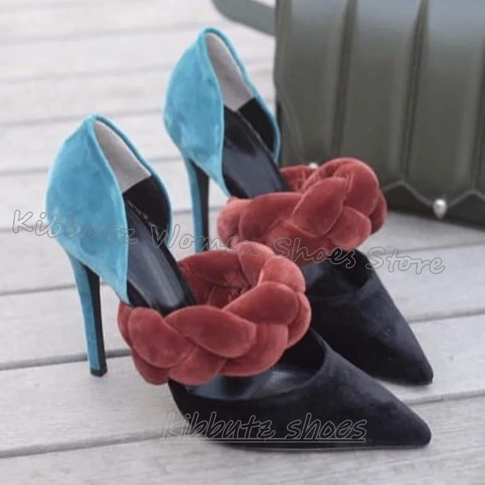 

Глянцевые туфли-лодочки с узлами и кристаллами, однотонные слипоны с острым носком, модные роскошные элегантные лаконичные пикантные женские туфли на тонком высоком каблуке, новинка