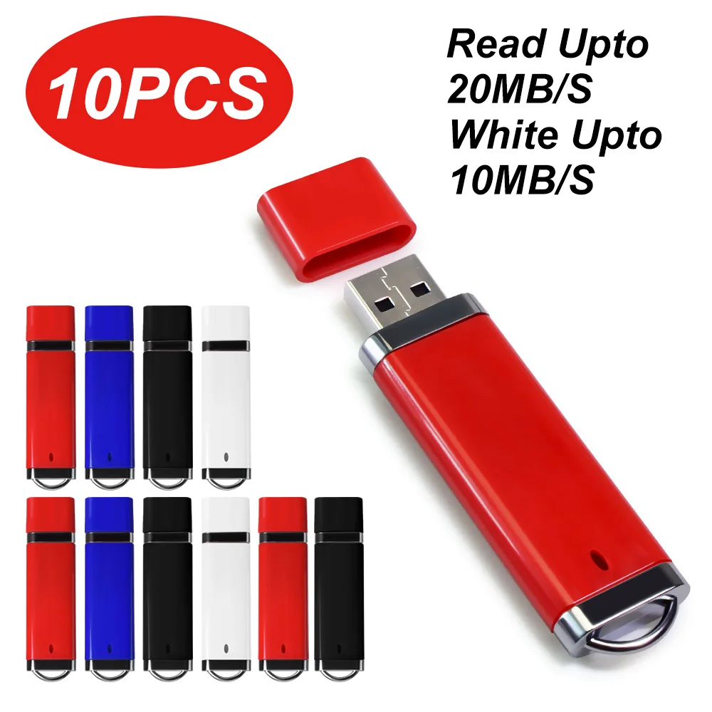 10 Uds. Venta al por mayor unidad Flash USB de 1GB 2GB 4GB 8GB memoria Stick Pendrive lote de unidad de pulgar 64GB 128GB memoria Flash Disk16GB 32GB