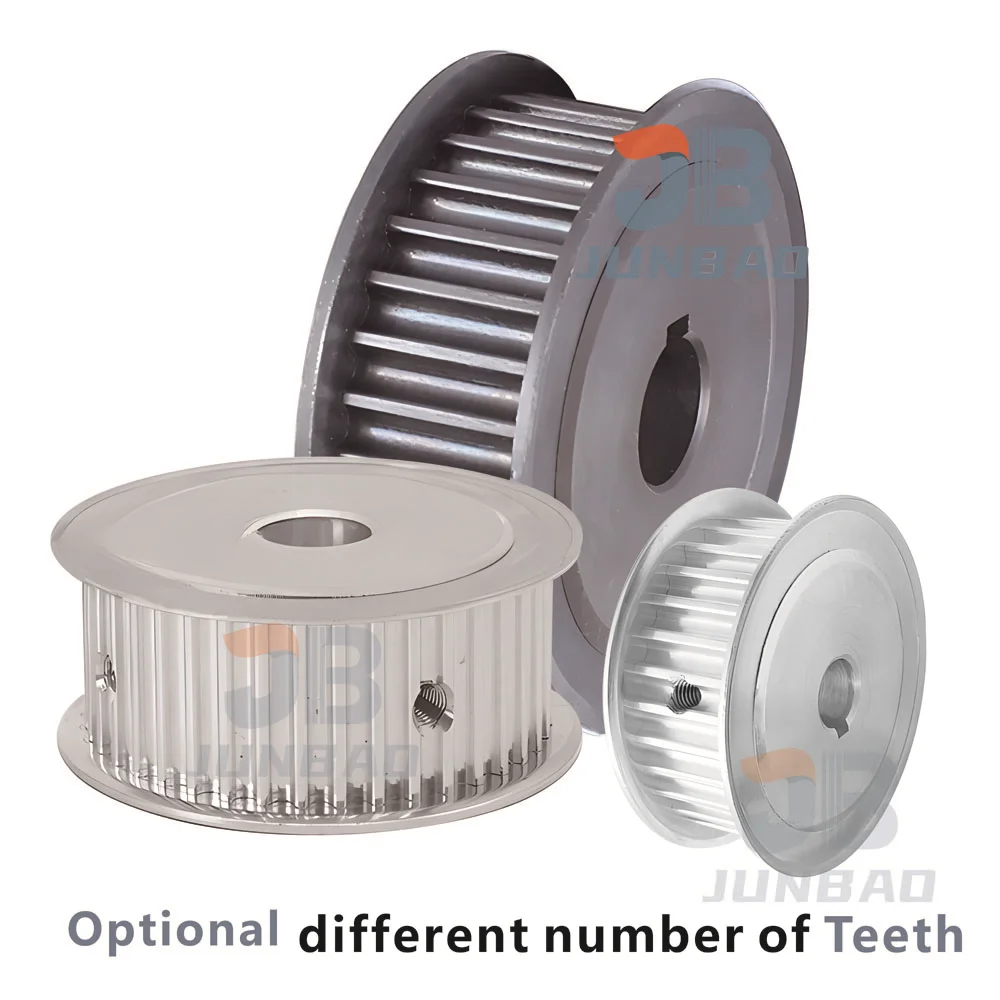 Imagem -02 - Modelo Síncrono Roda Sincronismo Polia Peças de Impressora 3d 80t 90t 100t 120 Dente Largura 16 21 mm Furo 10 12 15 20 do 25 mm 5m Htd5m af