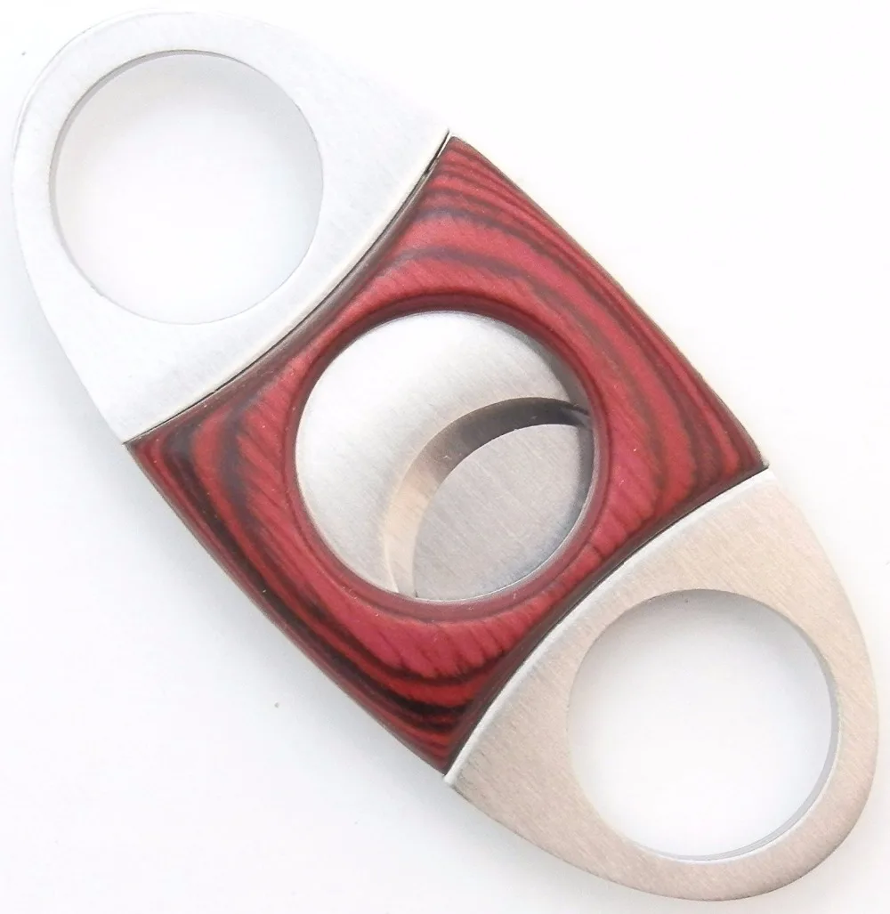 

New 1pcs Guillotine Cigar Cutter - Mahogany Wood & Stainless Steel cool gadgets