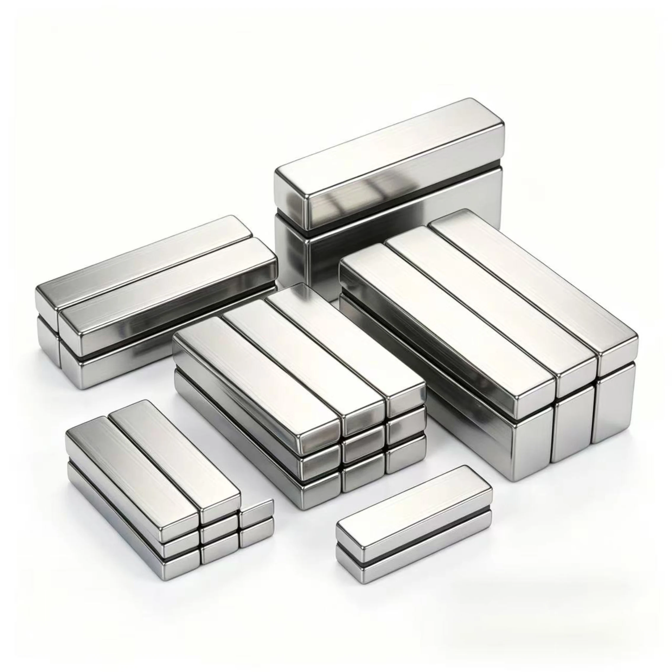 30x10x5 Magnetic Piece, Rectangular Magnet for Office and Tool Storage, Storage Magnet, Map Magnet, Drawer Closing Magnet