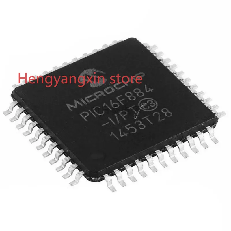 5PCS PIC16F884-I/PT  TQFP-44  PIC16F884T-I/PT Embedded Microcontrollers , 8-bit Microcontrollers - MCU 7KB Flash , New original