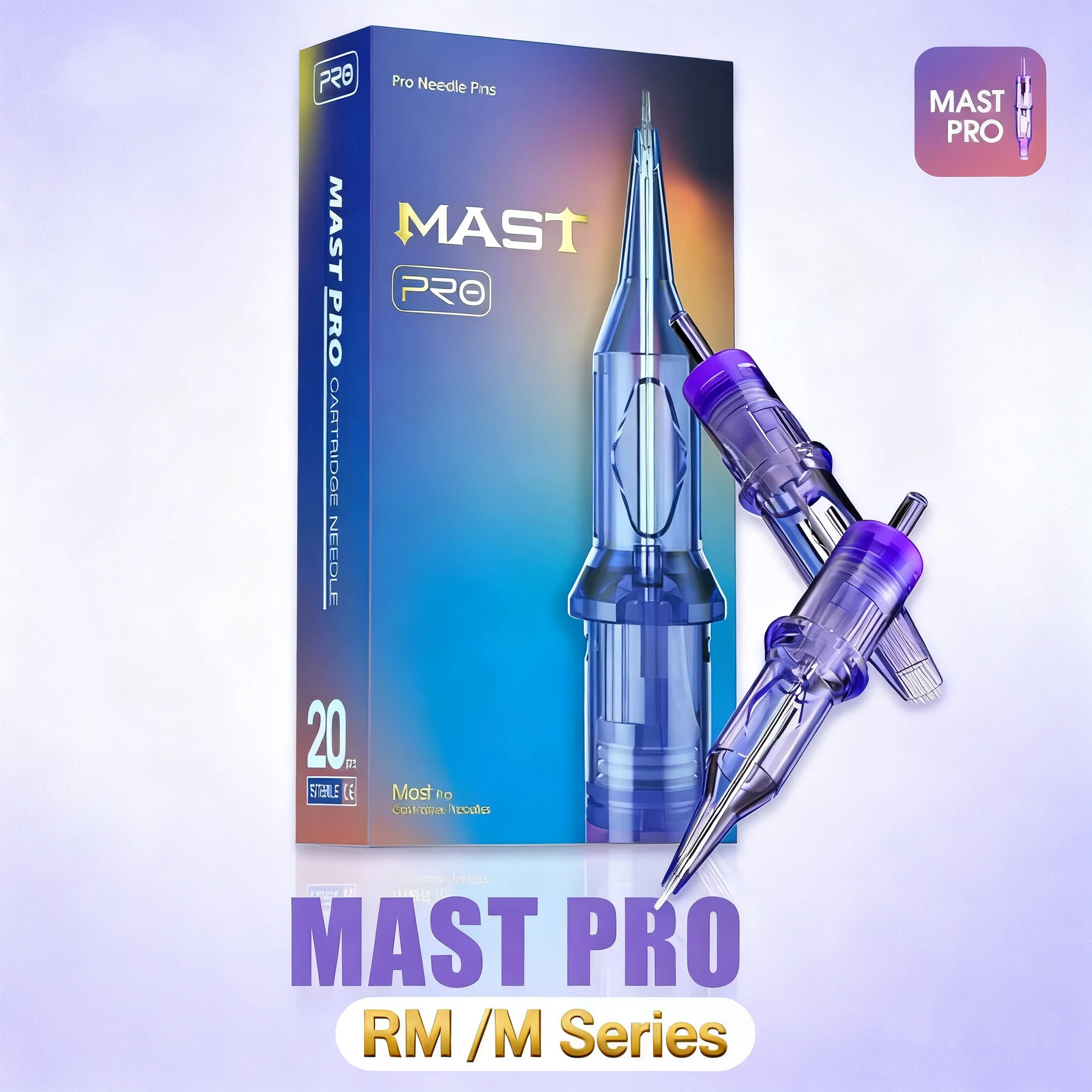 

20 шт., иглы для тату-картриджей Mast Pro RM/M, круглые Magnum, одноразовые иглы для перманентного макияжа SMP, аксессуары для игл для татуировки